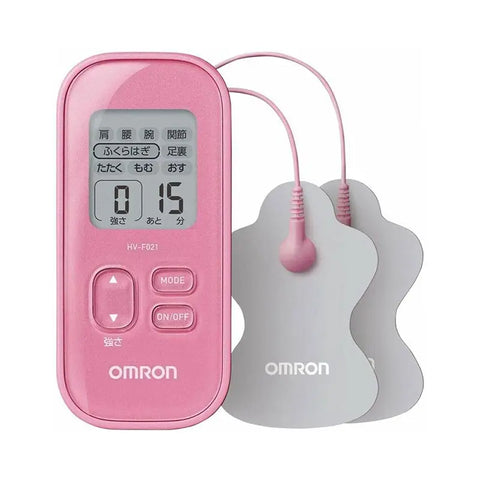 Omron 粉色按摩器 HV-F021 香港熱銷 電子脈衝止痛神器