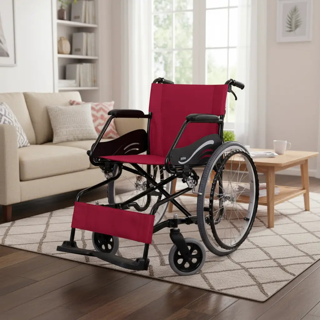 SOMA SM-150.3 輕合金輪椅系列 紅色設計 輕便輪椅 香港行貨